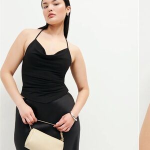 Reformation Henrietta Knit Top Black - Size S